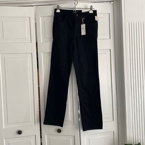 Maurices Everflex straight leg high-waisted black jeans